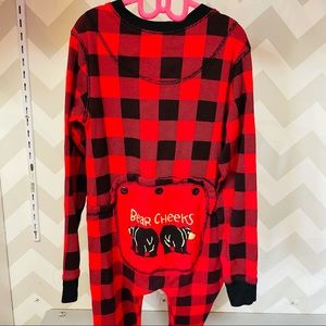 Unisex Bear Cheeks Lazy One Plaid Pyjamas
